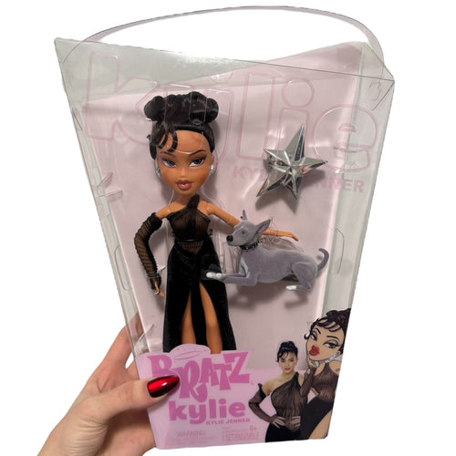 Bratz x Kylie Jenner Night Fashion Doll with Pet Dog