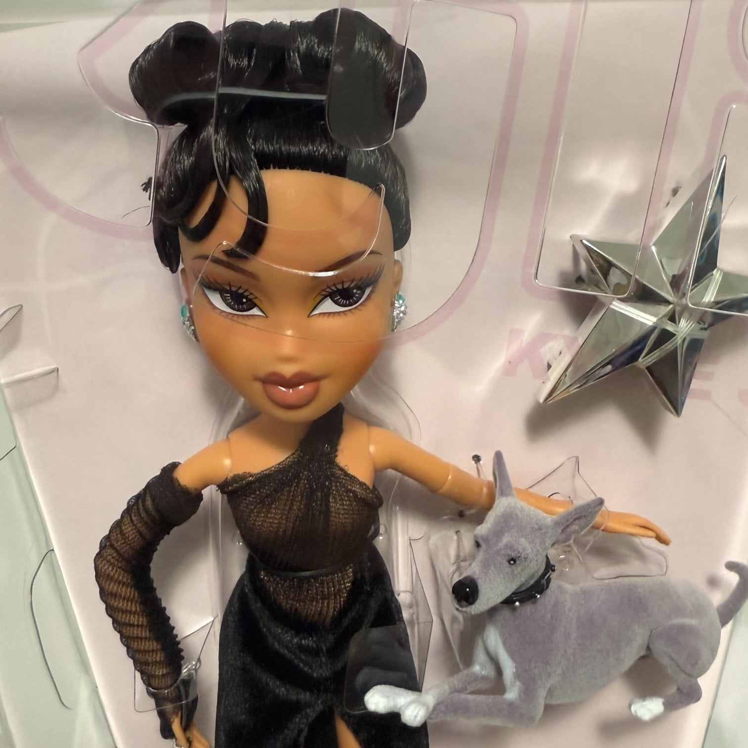 Bratz x Kylie Jenner Night Fashion Doll with Pet Dog