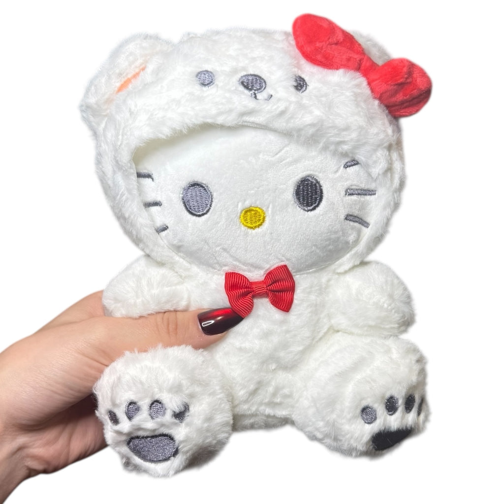 Plush White Kitty Teddy Bear